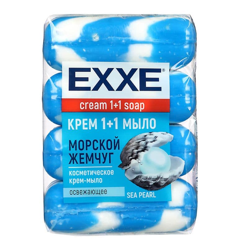 ЭКС крем-мыло 1+1 Морской жемчуг 90г
