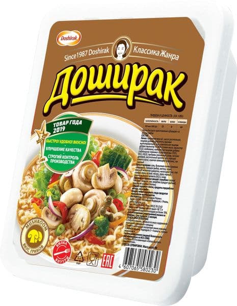 Лапша Доширак грибы 90г