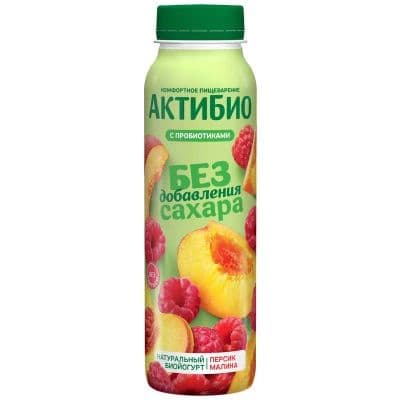 АктиБио Биойогурт обогащ.Персик-Малина 1,5%260г
