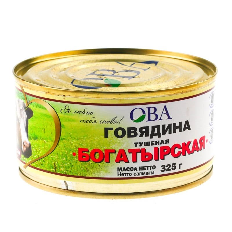 Говядина туш.богатырская СТО 325г ОВА МСР 1*36