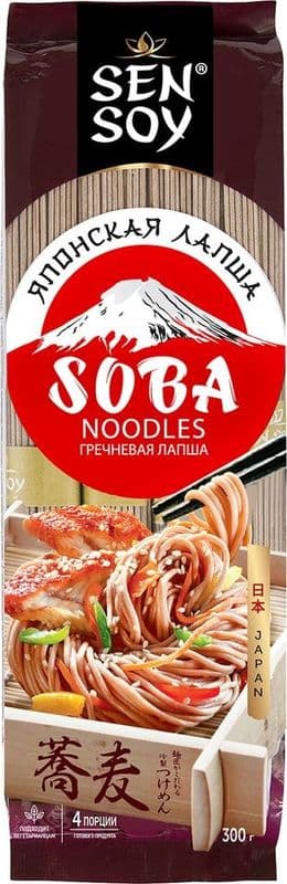 Лапша Гречневая СОБА 300г Сэн Сой
