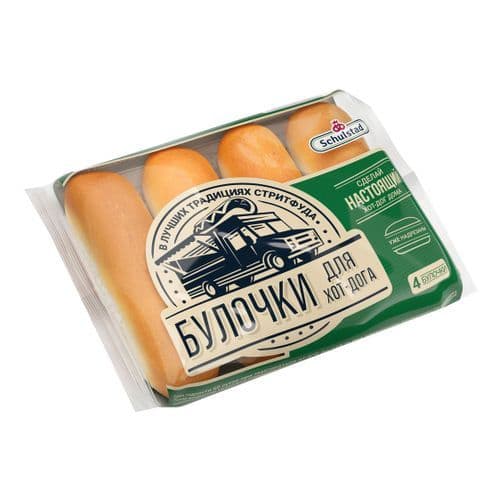 Булочка для хот-дога 60г*4шт Schulstad
