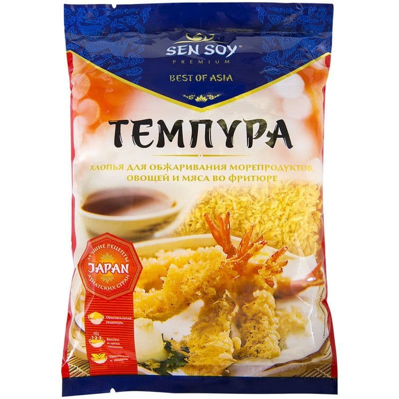 Хлопья паниров.япон. Сэн Сой Премиум 100г Темпура