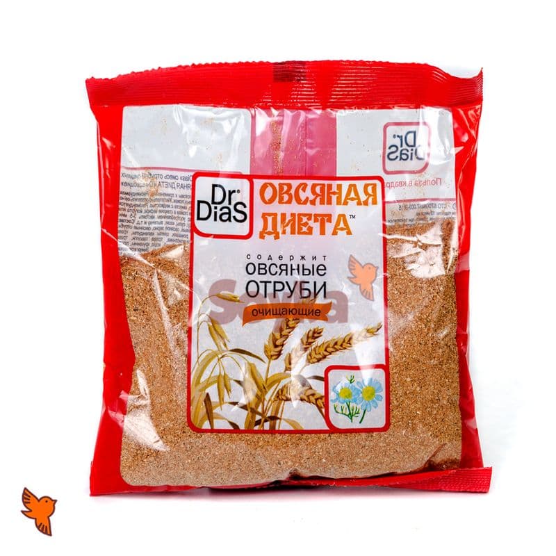 Отруби Др.Диас 200г овсяные очищающие