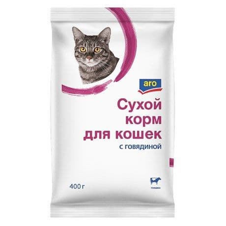 Аро д/кошек с говядиной 400г