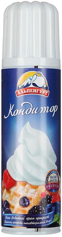 Сливки взбитые Альпенгурт 26% кулинар 250г*12   СЗМЖ