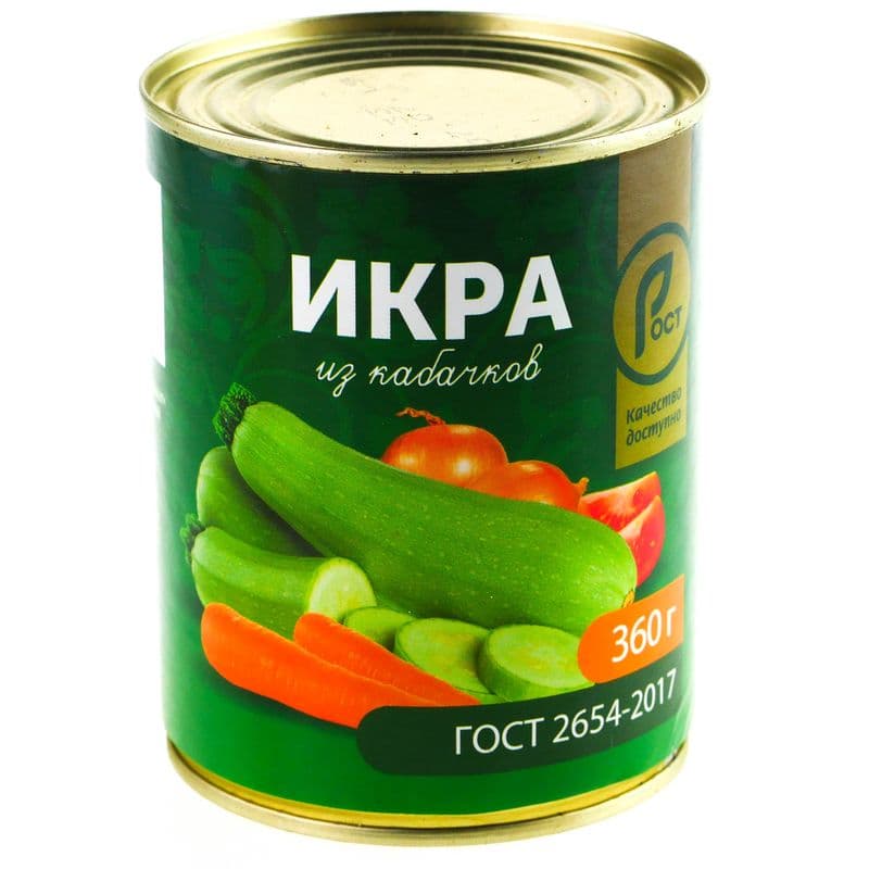 Икра кабачковая 360г ж/б Юнона