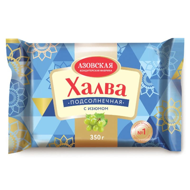 Халва с изюмом 350г Азов