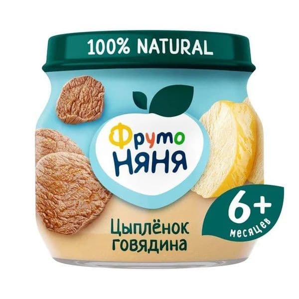 Пюре ФрутоНяня цыпленок 80г