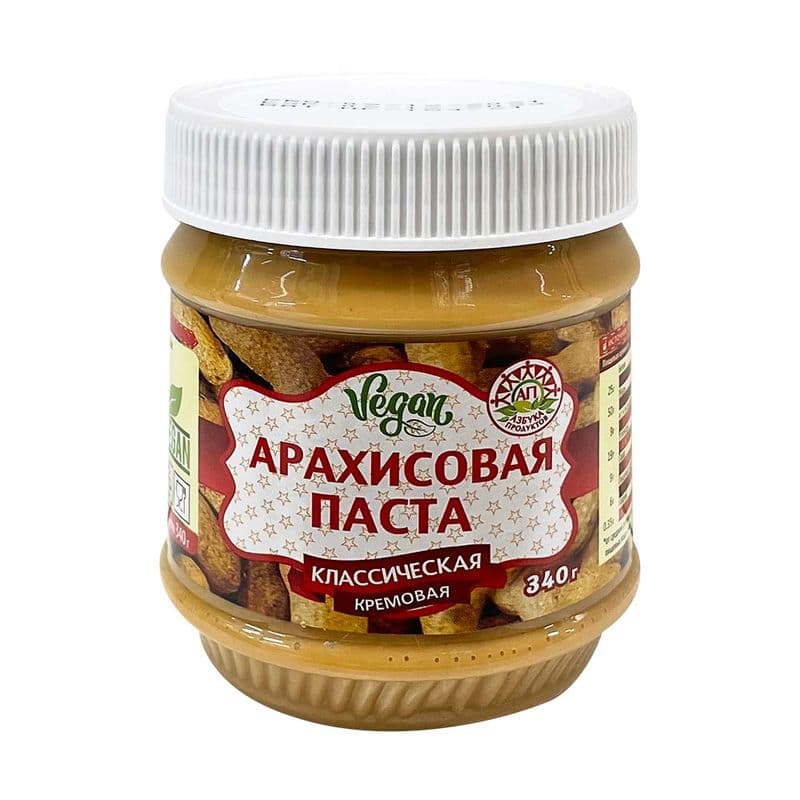 Паста арахисовая Азбука Продуктов 340г классическая