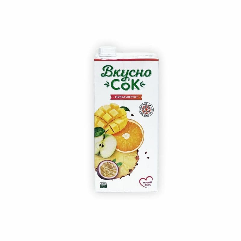 Напиток сокосод. ВкусноСок Мультифруктовый 0.95л