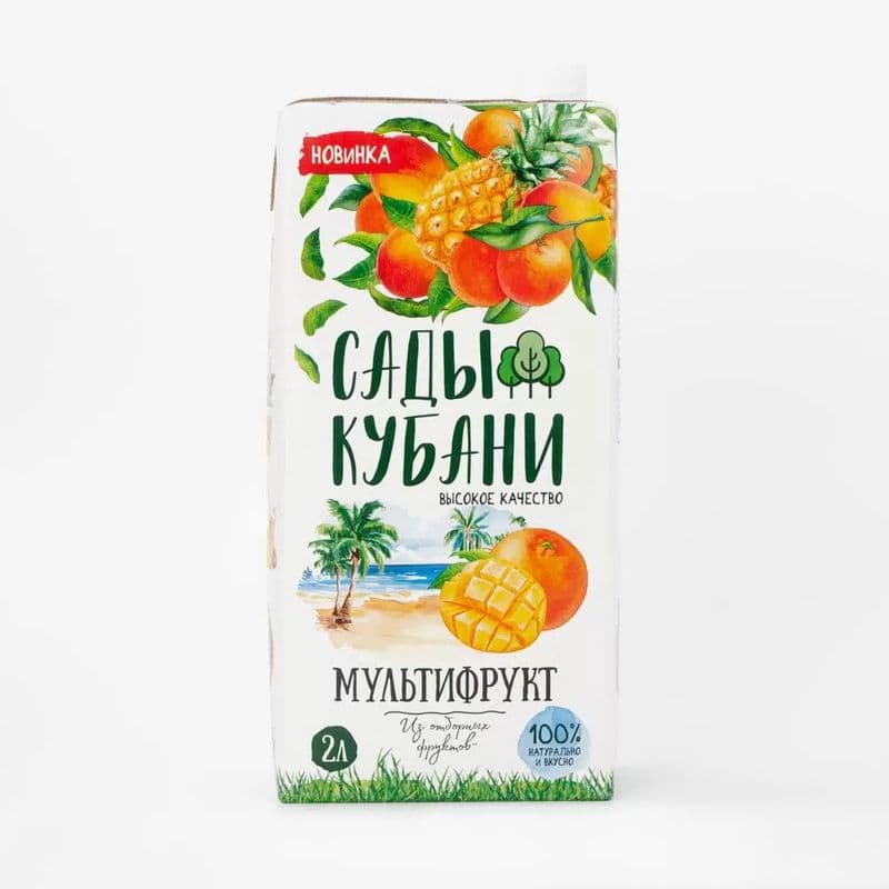 Нектар Сады Кубани Мультифруктовый 2л