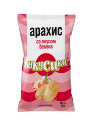 Арахис Кукусики жареный со вкусом бекона 50г м/у