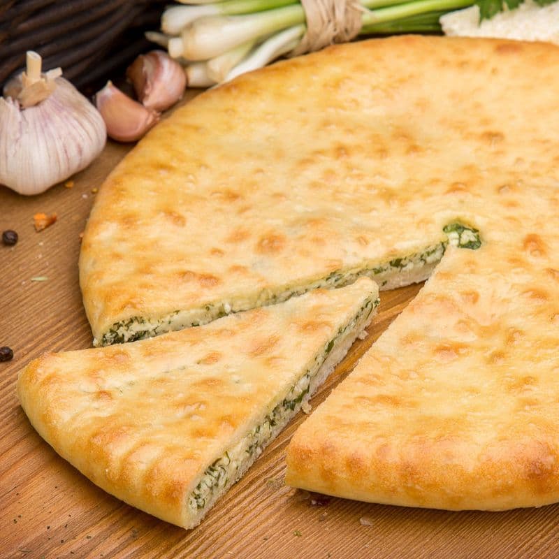 Пирог Осетинский с сыром и зеленью вес ЛЭНД