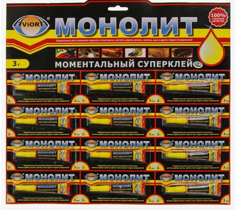 МОНОЛИТ Клей гель 3г на карте