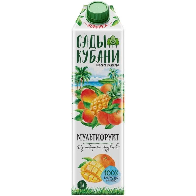 Нектар Сады Кубани Мультифруктовый 1л