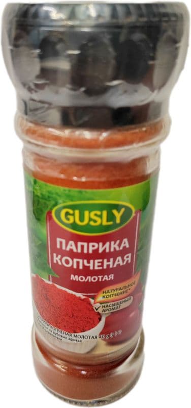 Приправа Паприка Копченая молотая (дозатор) 40г*15 Гусли