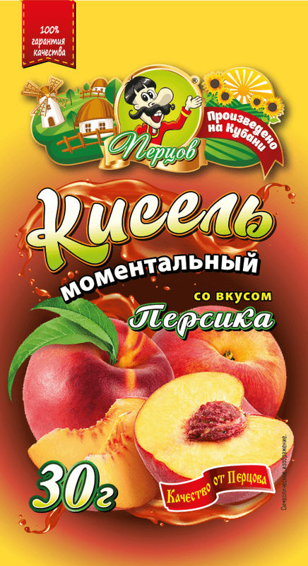 Кисель Персиковый 30г Перцов