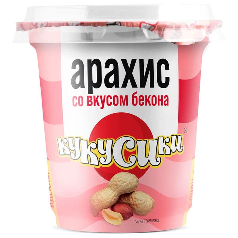 Арахис Кукусики жареный со вкусом бекона 70г стакан