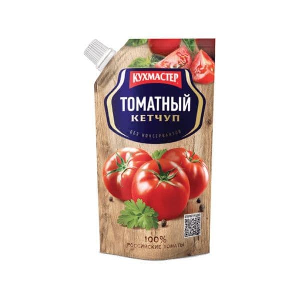 Кетчуп Томатный 260г д/п Кухмастер*20