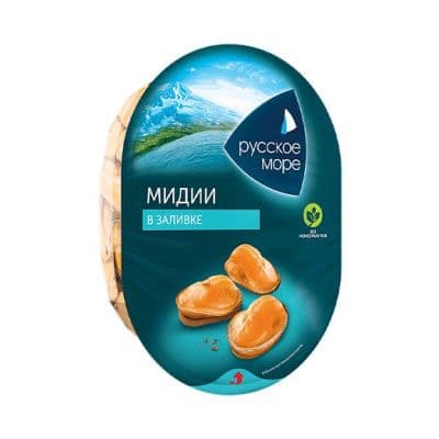 Мясо мидии чилийской в заливке 180 Русское море