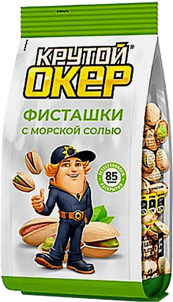 Фисташки Крутой Окер жареные соленые 85г