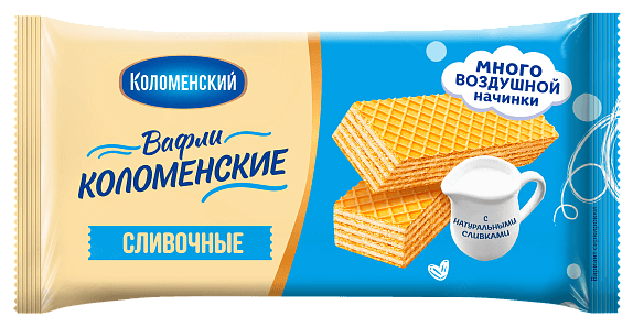 Вафли Коломенские Сливочные 200г