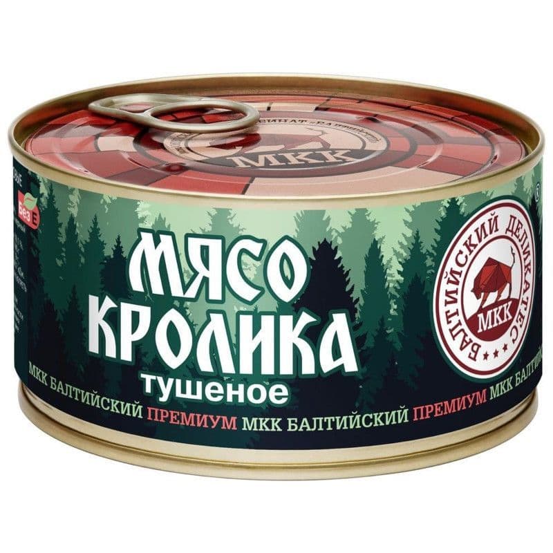 Мясо Кролика Балт.Деликатес в с/с 325г ж/б МКК
