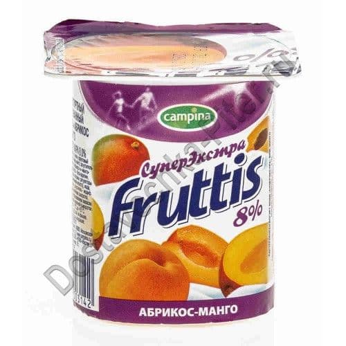 Фруттис прод. йогурт 8% абрикос-манго/лесная ягода 115г БЗМЖ