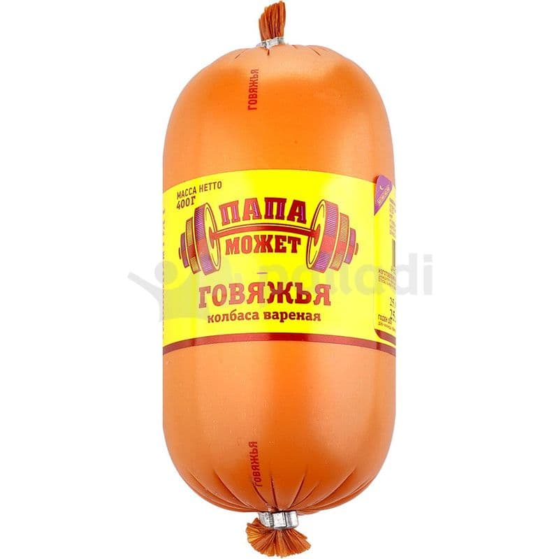 Колбаса вареная Говяжья 400г Папа Может