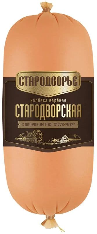 Колбаса вареная Стародворская с окороком 400г ТМ Стародворье