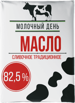 Спред растительно-сливочный "Молочный день" м.д.ж. 72,5% 180г, шт
